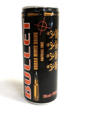 250ml black bullet vodka