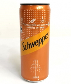 33cl  schweppes pineapple can drink