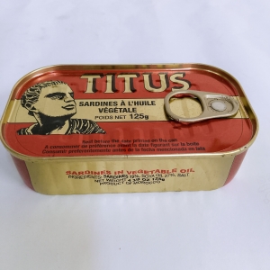 125g Titus sardines 